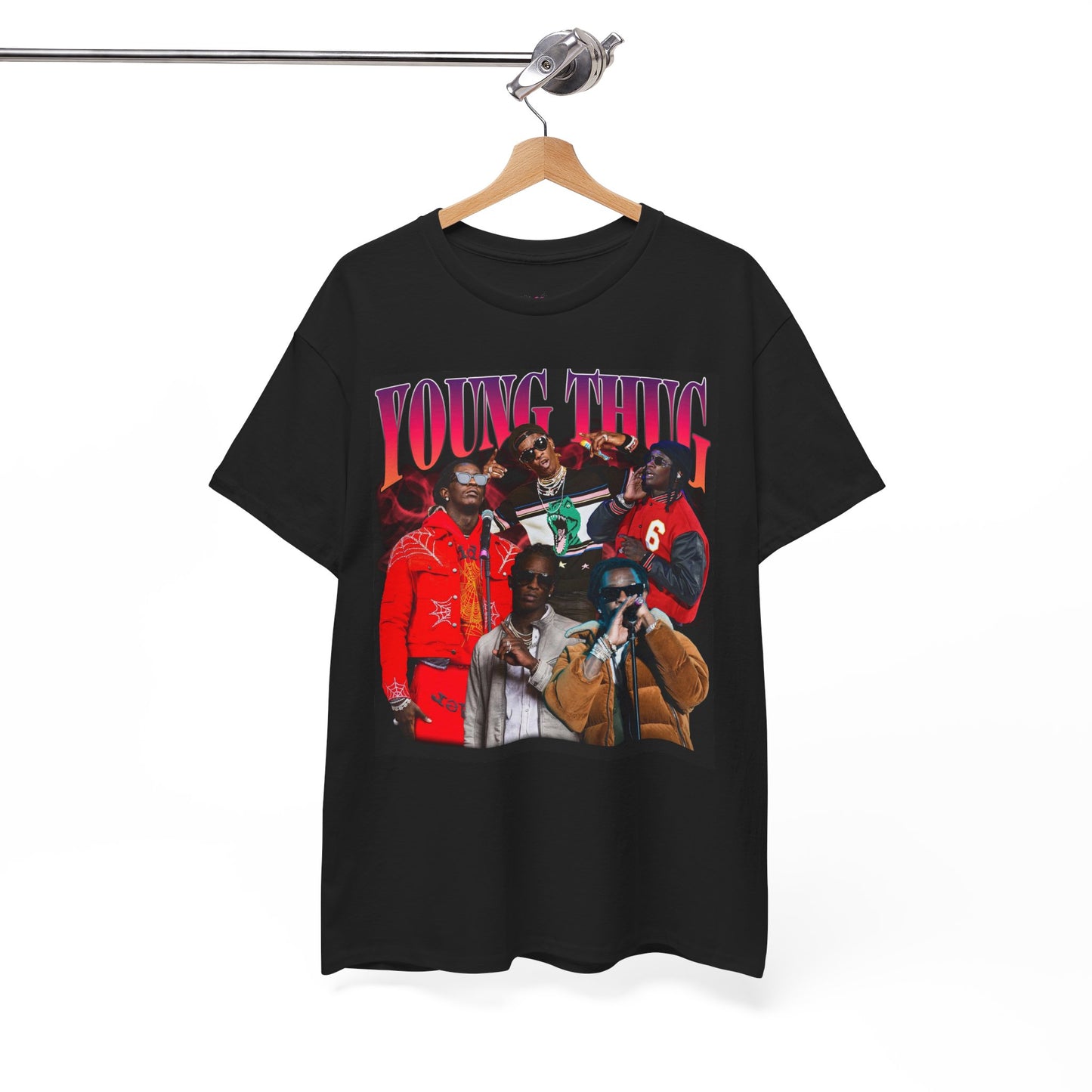 Graphic Tee — "Young Thug" Collage Rap Artist Shirt