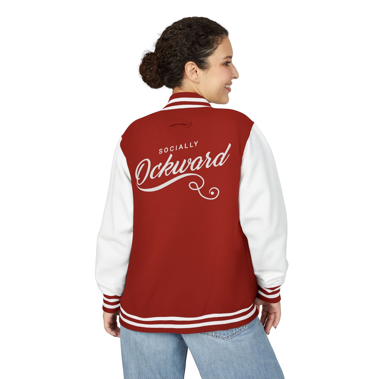 Socially Awkward Letterman Jacket