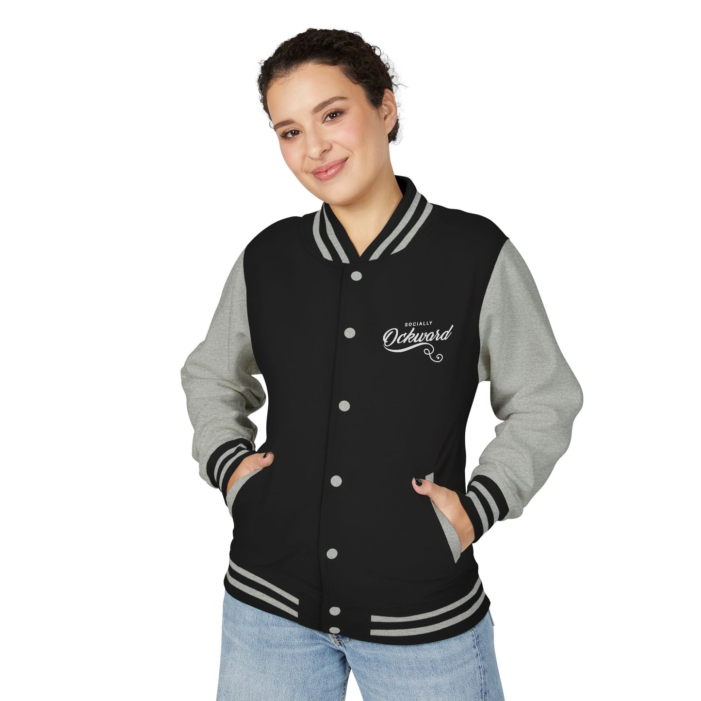 Socially Awkward Letterman Jacket