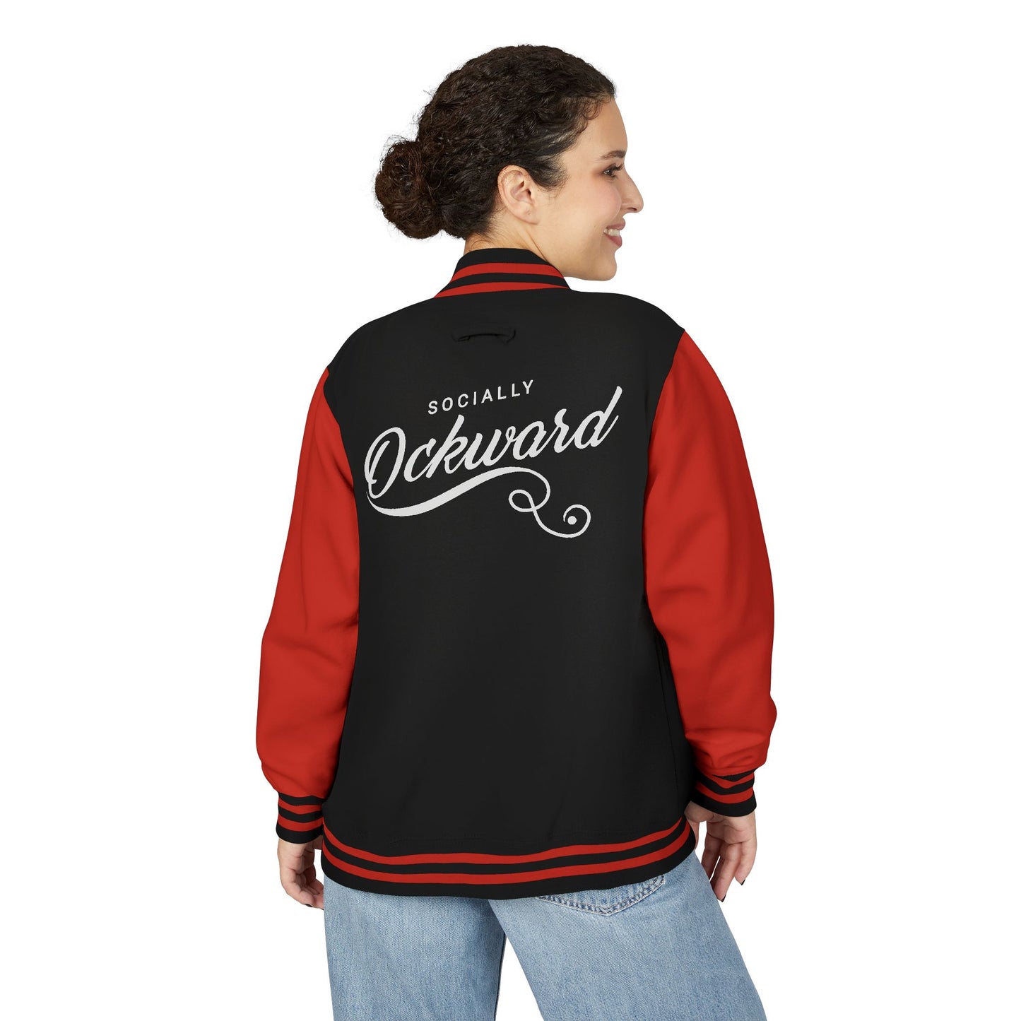 Socially Awkward Letterman Jacket