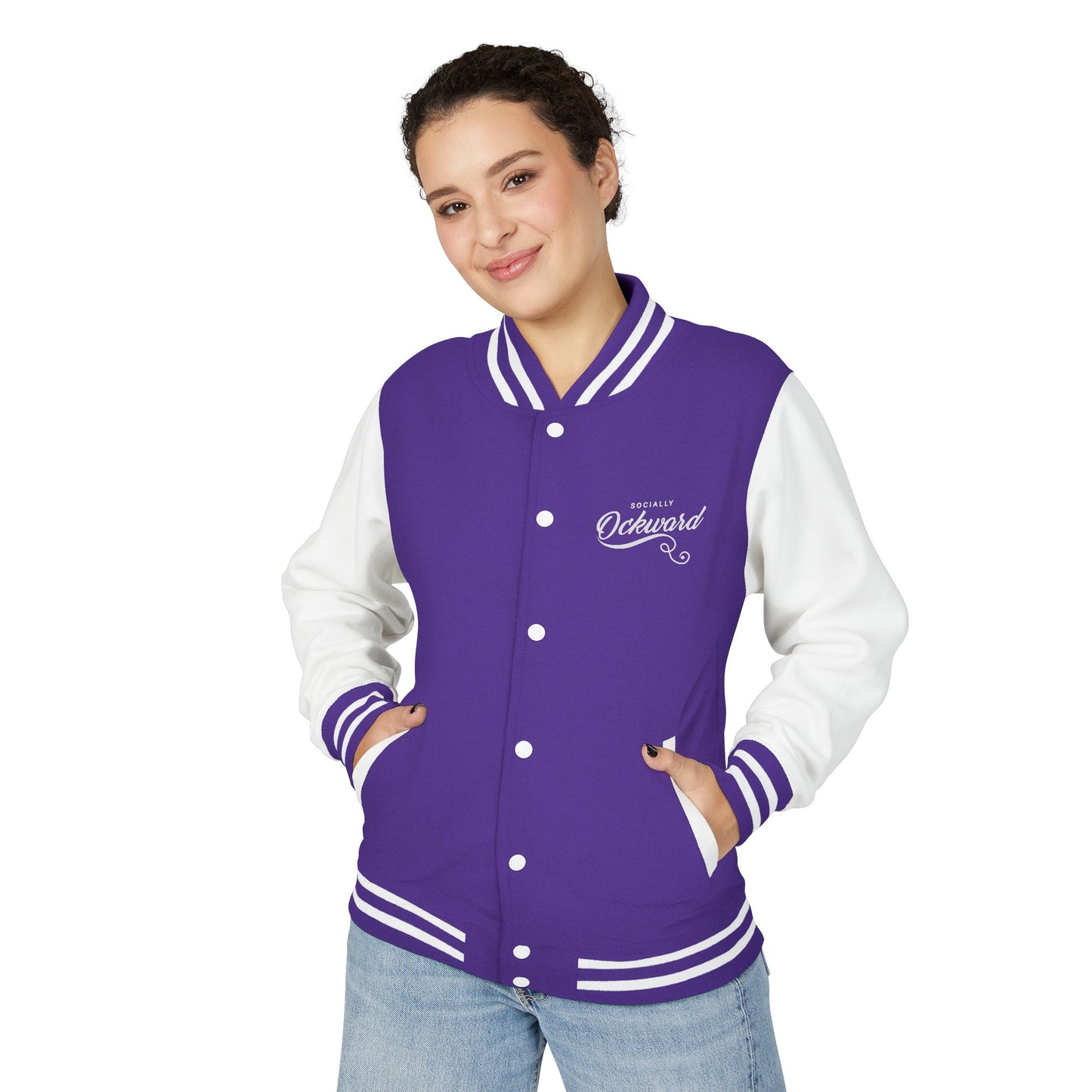 Socially Awkward Letterman Jacket