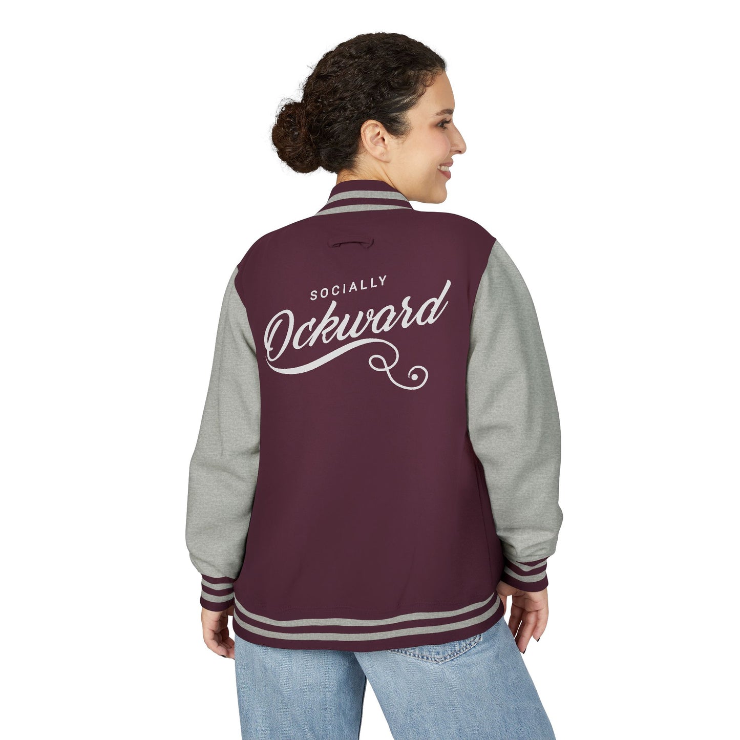 Socially Awkward Letterman Jacket