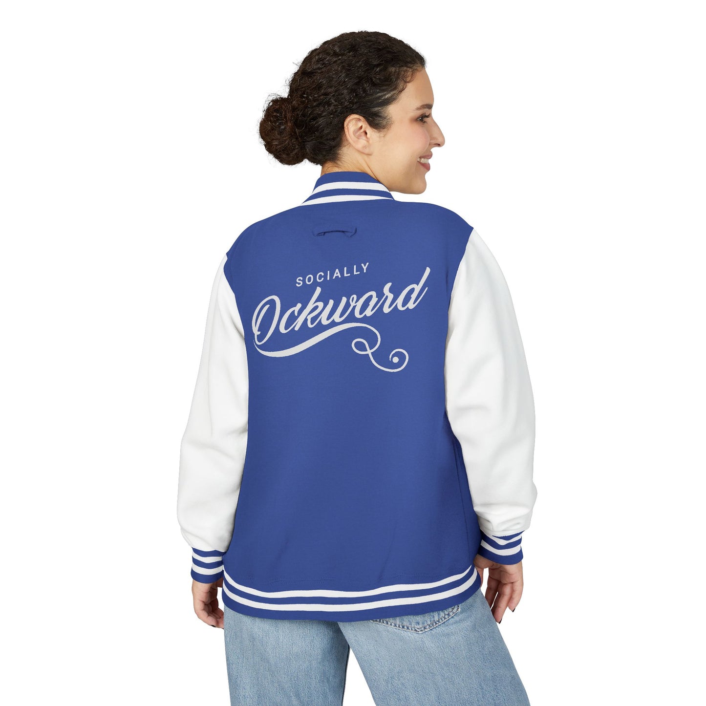 Socially Awkward Letterman Jacket
