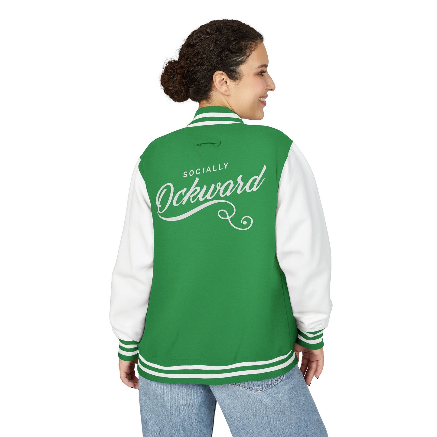 Socially Awkward Letterman Jacket