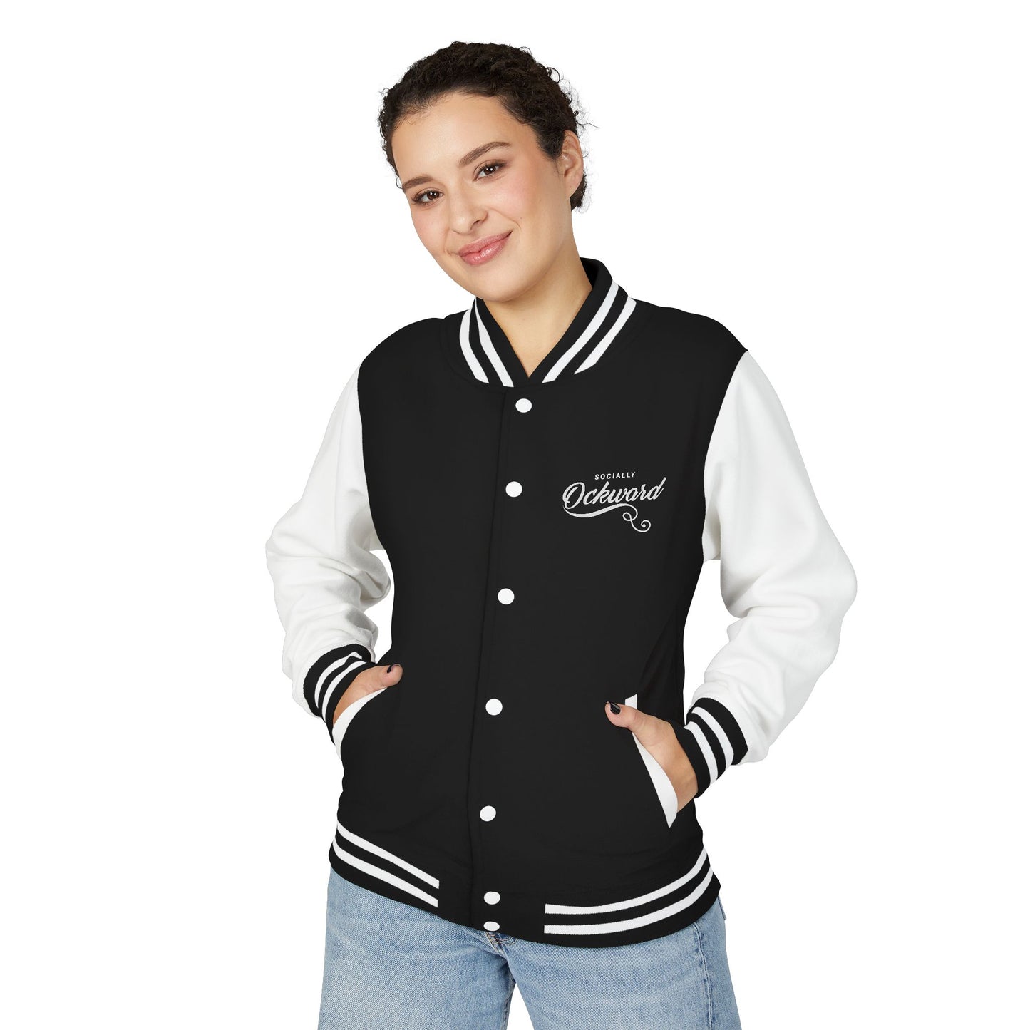 Socially Awkward Letterman Jacket