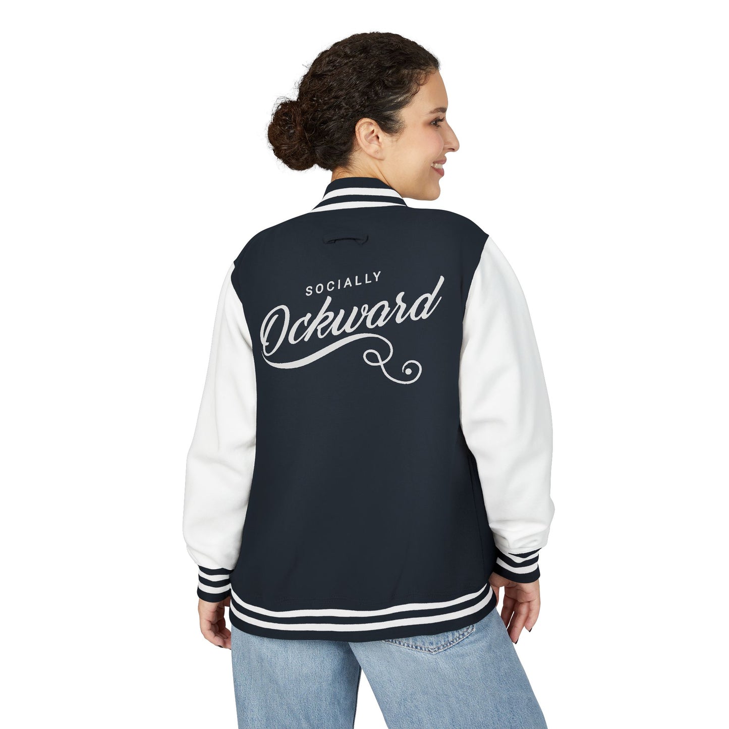 Socially Awkward Letterman Jacket