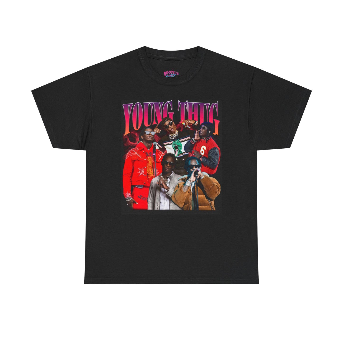 Graphic Tee — "Young Thug" Collage Rap Artist Shirt