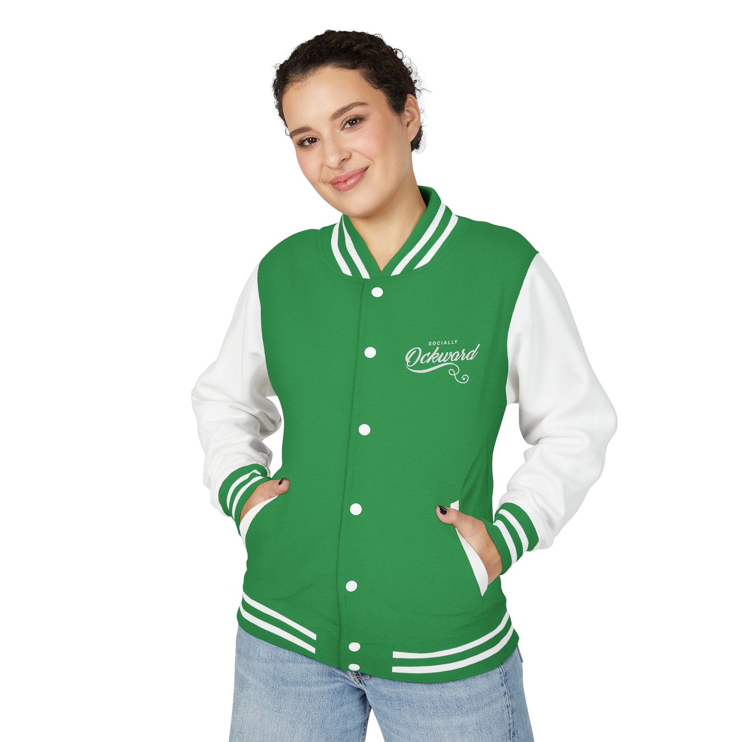 Socially Awkward Letterman Jacket