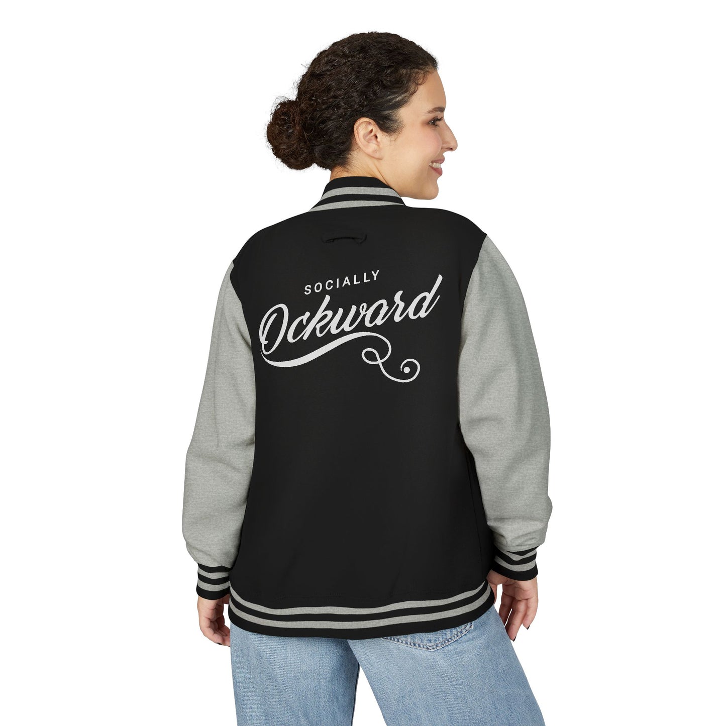 Socially Awkward Letterman Jacket