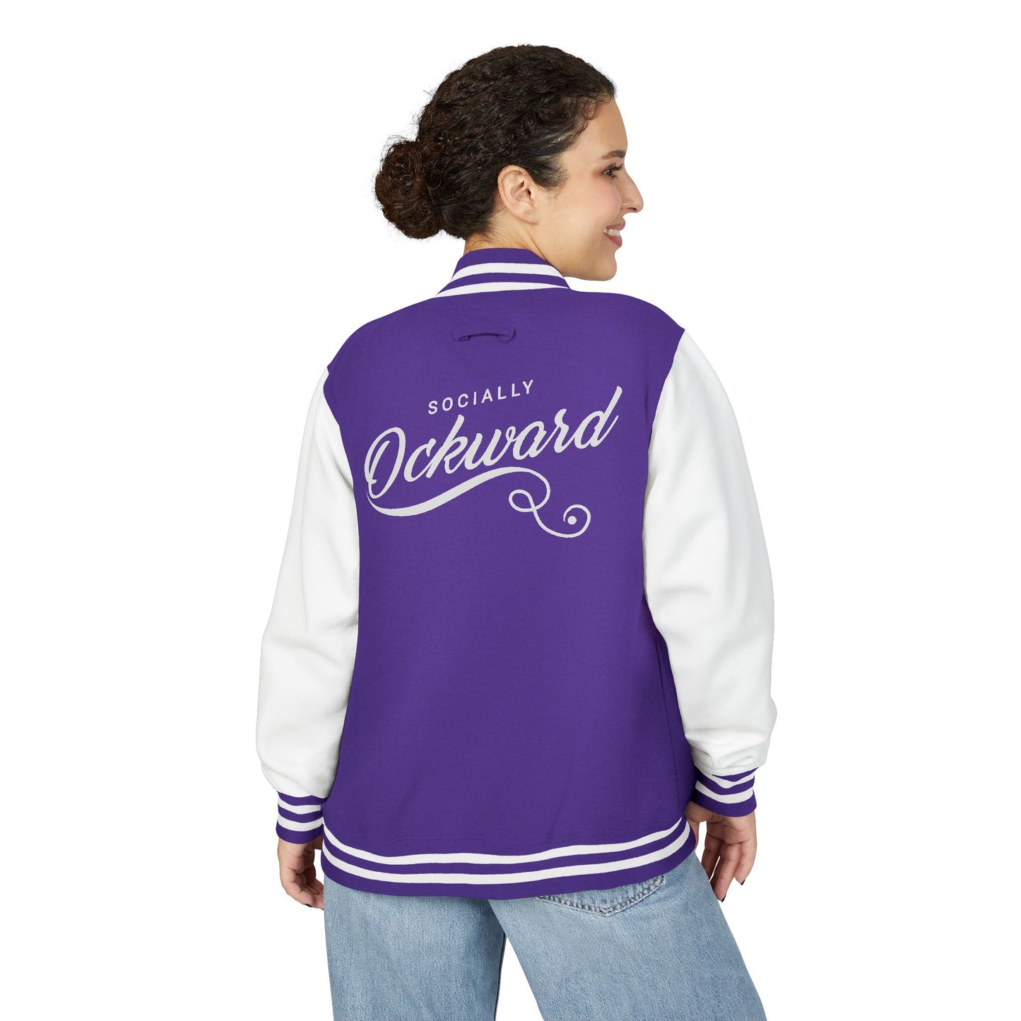 Socially Awkward Letterman Jacket