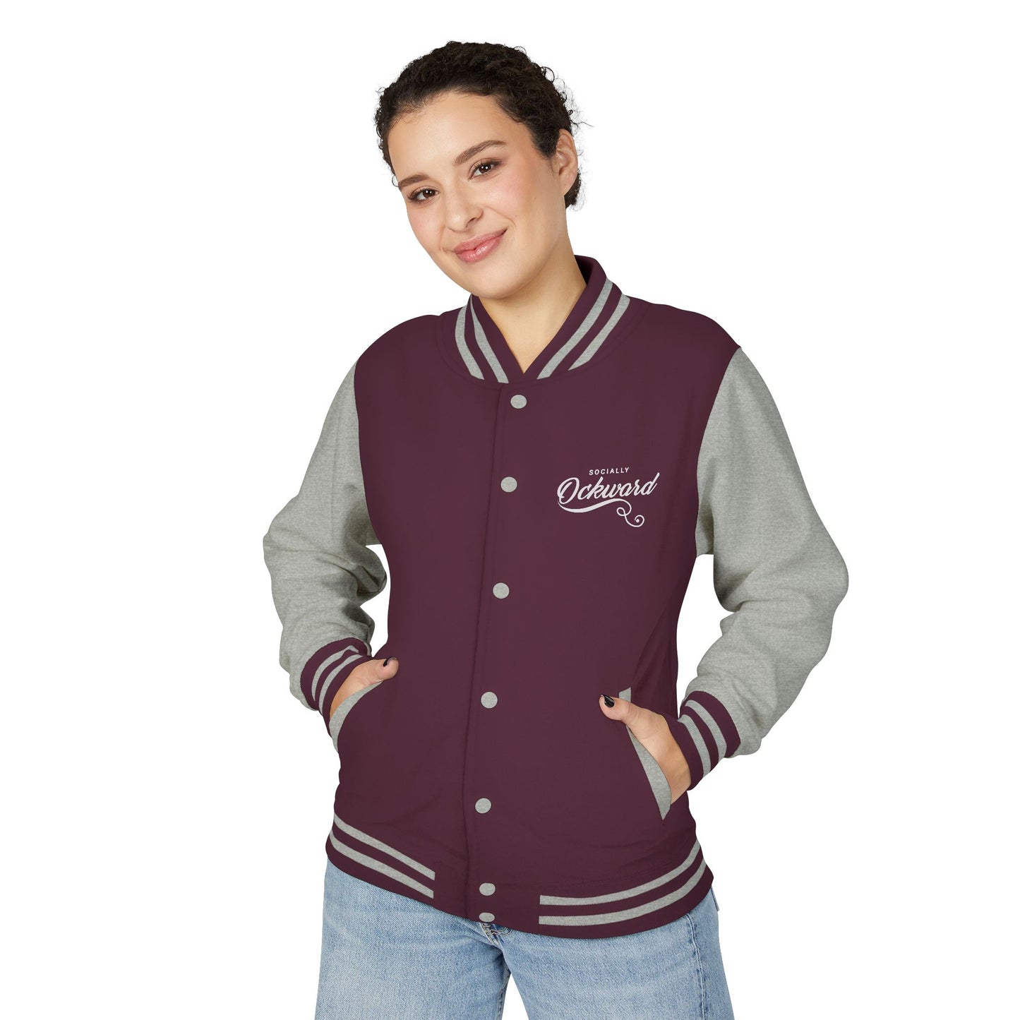 Socially Awkward Letterman Jacket
