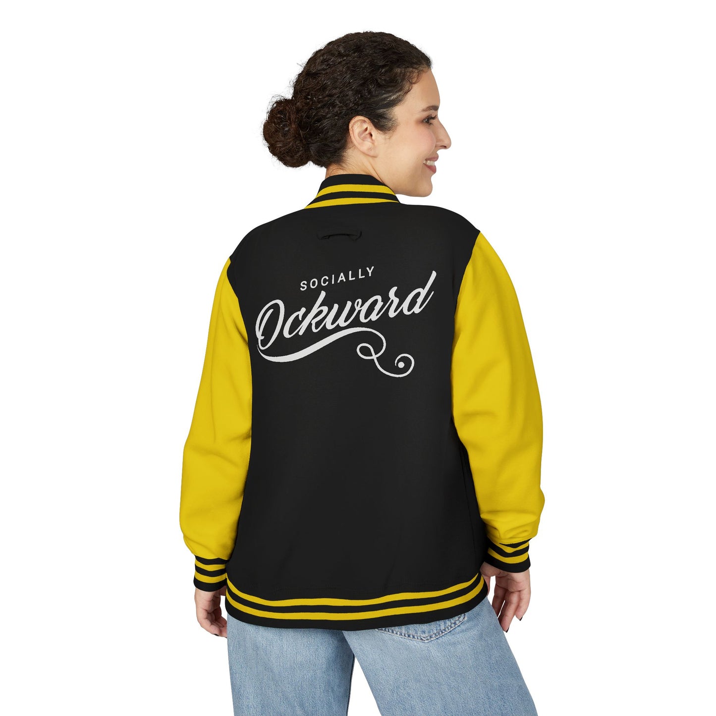 Socially Awkward Letterman Jacket