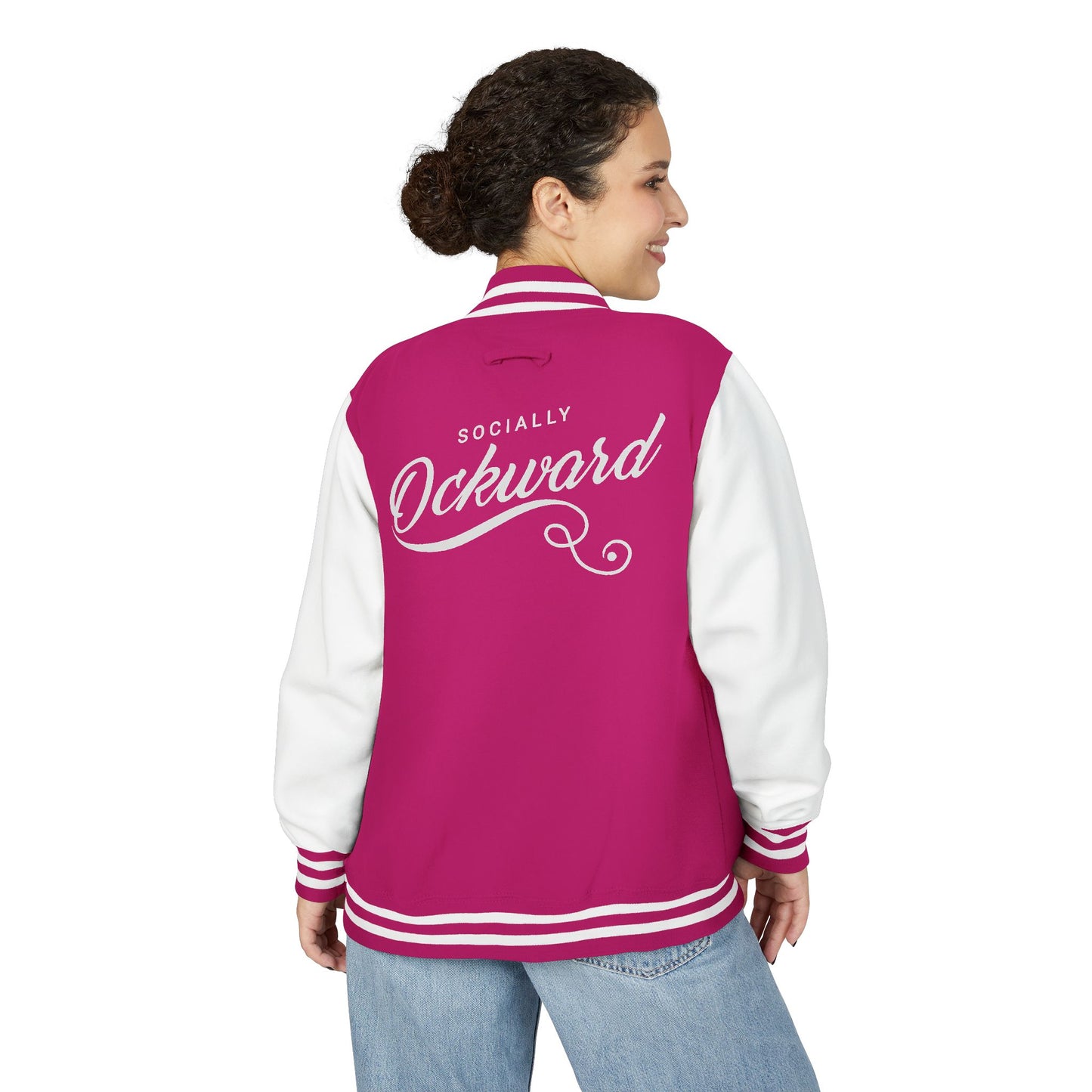 Socially Awkward Letterman Jacket