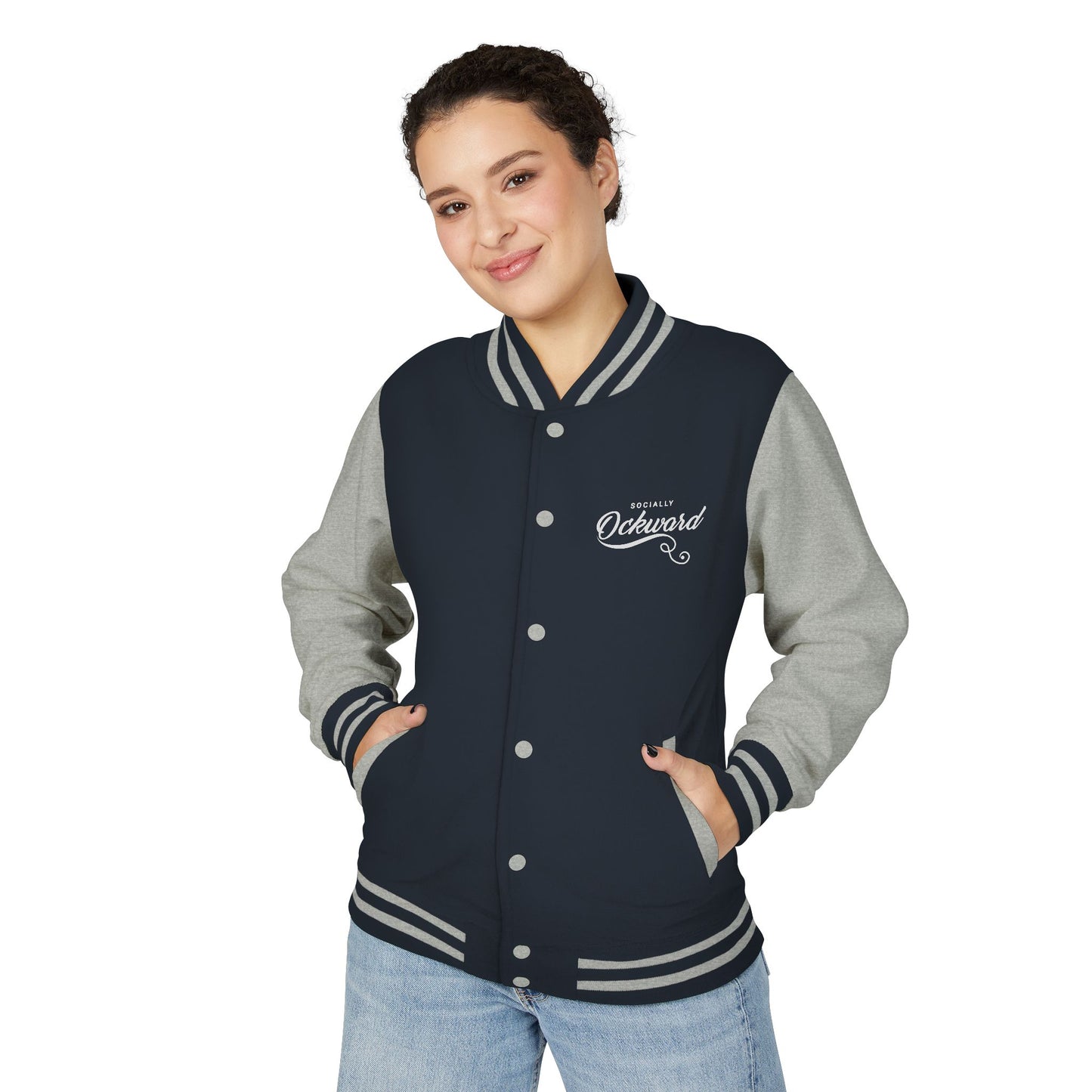 Socially Awkward Letterman Jacket