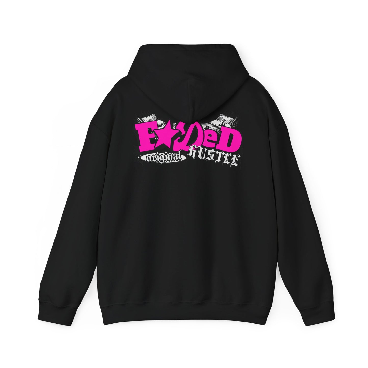 Bootleg Planet / Exoded Hustle Hoodie — Retro Graffiti Streetwear Pullover