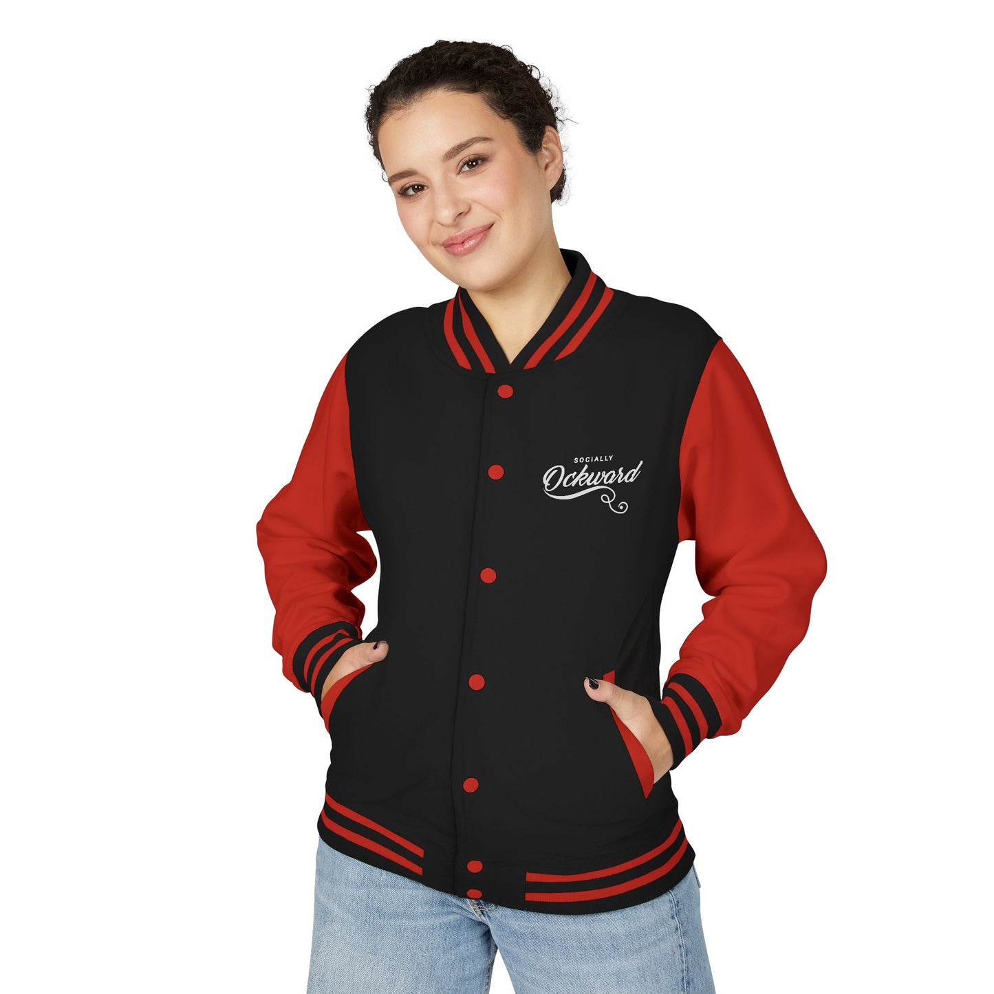 Socially Awkward Letterman Jacket