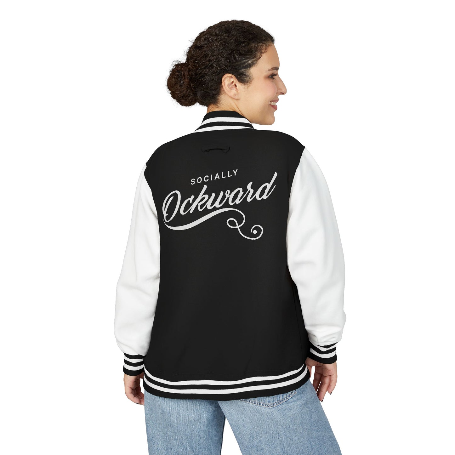 Socially Awkward Letterman Jacket