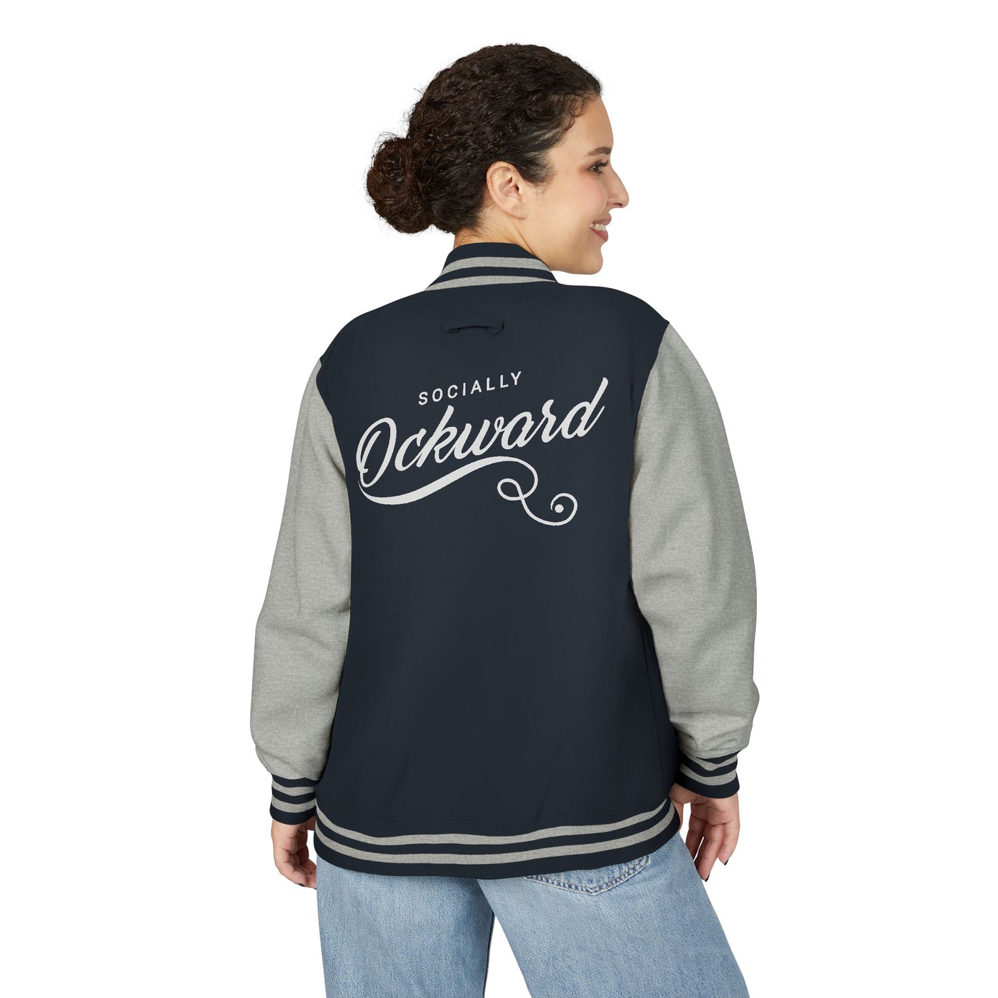 Socially Awkward Letterman Jacket